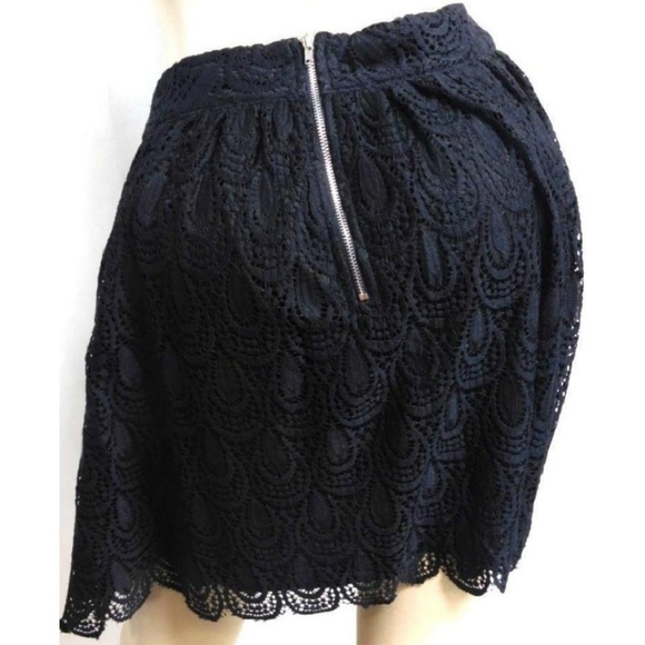 Soprano Black Lace Mini Skirt Back Zip Junior Size Large - Picture 3 of 6